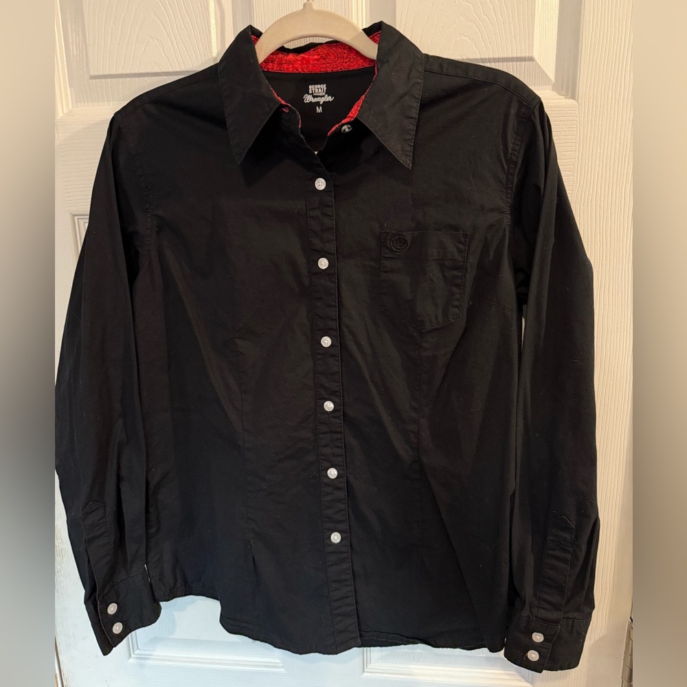 Wrangler, George Strait for Her, Black Rodeo Shirt